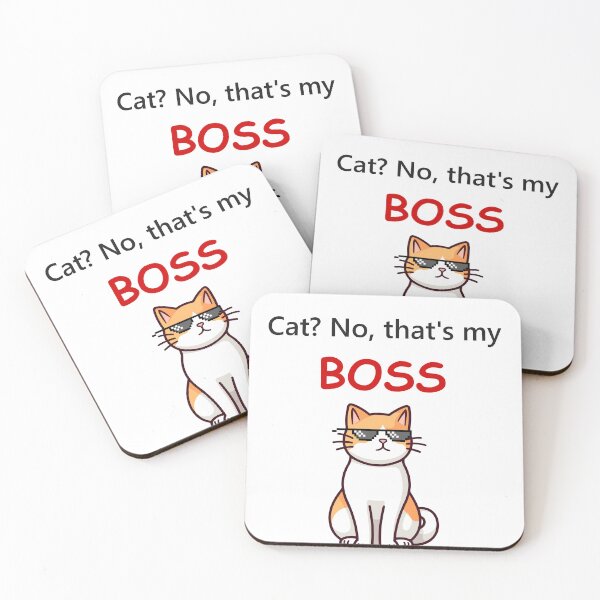 Item preview, Funny Cat Boss – Cool Sunglasses Kitty Meme designed and sold by Mix Mood.