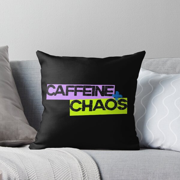 Item preview, Cafeína + Caos – Camiseta colorida y divertida con frase designed and sold by DanielBDesigns.