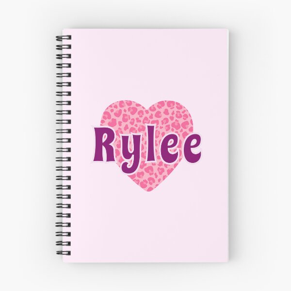 Item preview, Rylee Name Pink Leopard Heart  designed and sold by Jeallan Designs.