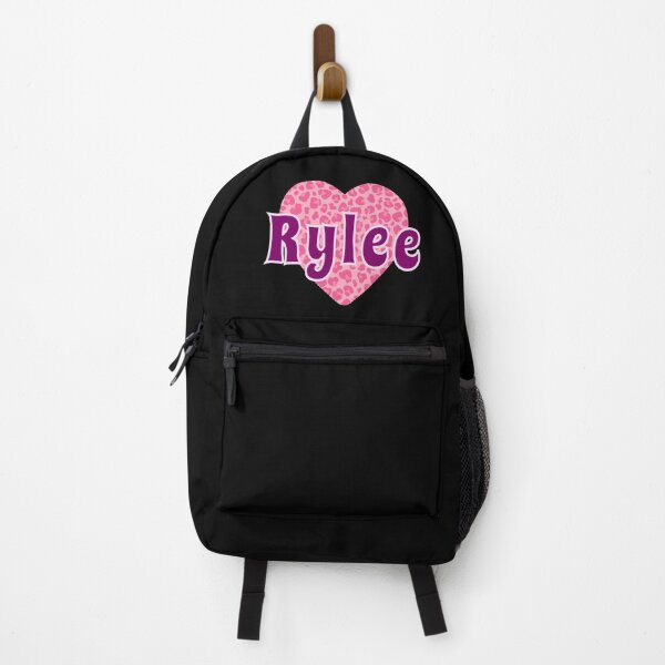 Item preview, Rylee Name Pink Leopard Heart designed and sold by Jeallan Designs.