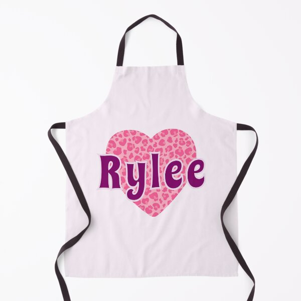 Item preview, Rylee Name Pink Leopard Heart designed and sold by Jeallan Designs.