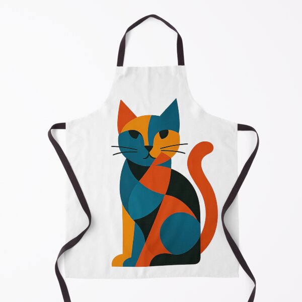 Item preview, Abstract Geometric Cat Illustration designed and sold by Nuvijo.