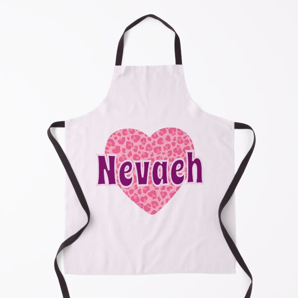 Item preview, Nevaeh Name Pink Leopard Heart designed and sold by Jeallan Designs.