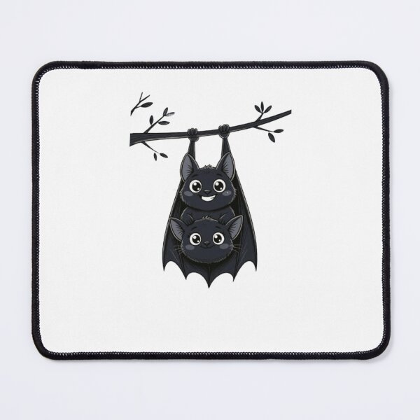 Item preview, Cute Bat Hanging from Tree – Halloween Sticker designed and sold by ArchanaKatoch.
