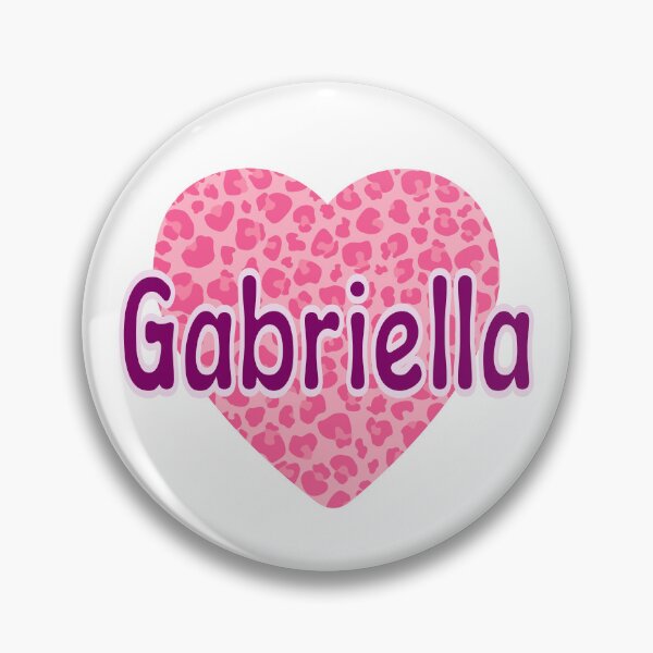 Artikelvorschau, Gabriella Name Rosa Leopard Herz entworfen und verkauft von Jeallan Designs.