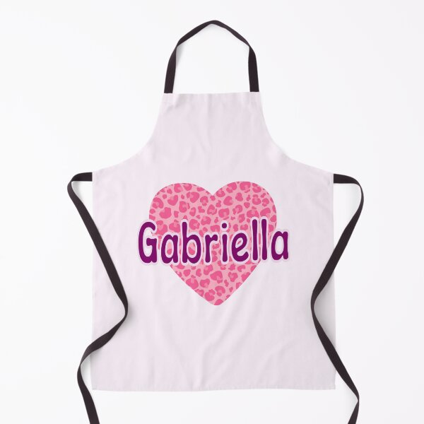 Item preview, Gabriella Name Pink Leopard Heart designed and sold by Jeallan Designs.