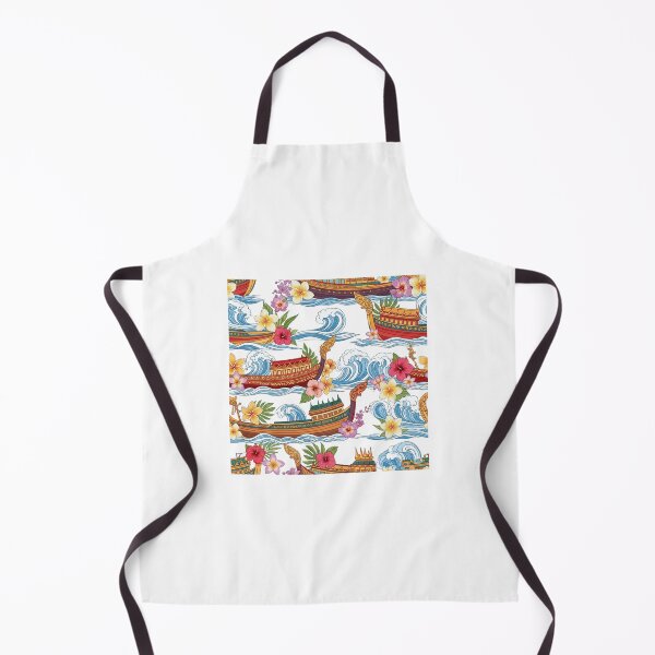 Item preview, Kolae Boat Thai Southern Pattern – Traditional Ornamental Design designed and sold by See-Sea-Colors.