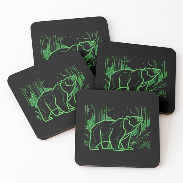 Item preview, Neon Forest Bear designed and sold by Linework Studio.