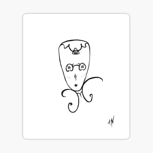 The Triage Conference Original Alien Art Sticker