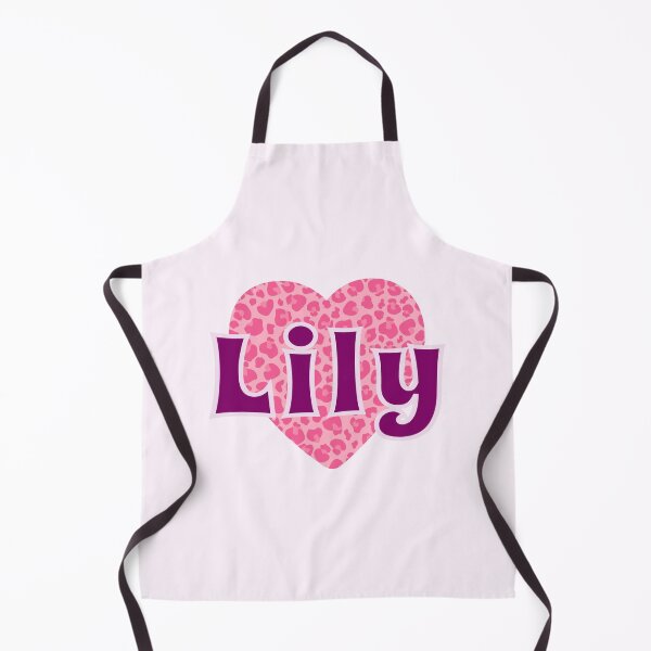 Item preview, Lily Name Pink Leopard Heart designed and sold by Jeallan Designs.