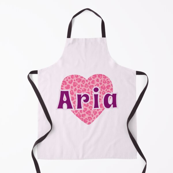 Item preview, Aria Name Pink Leopard Heart designed and sold by Jeallan Designs.