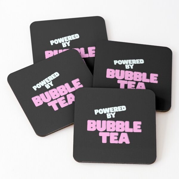 Item preview, Powered by Bubble Tea – Funny Boba Tee designed and sold by DanielBDesigns.