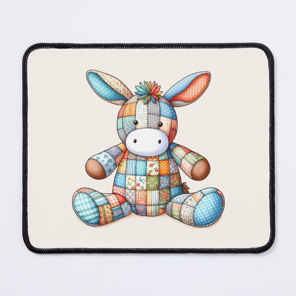 Item preview, Colorful Donkey - Patchwork Animal designed and sold by PawPrintStyles.