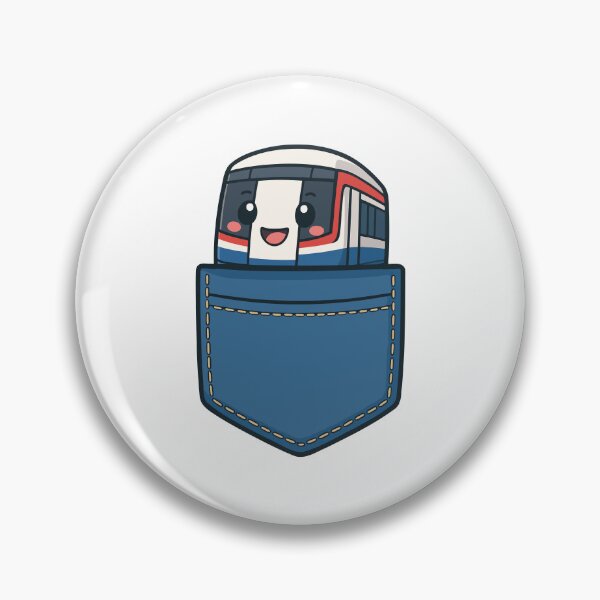 Item preview, Pocket BTS Train – Cute Bangkok Skytrain designed and sold by pick-o-print.