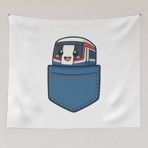 Item preview, Pocket BTS Train – Cute Bangkok Skytrain designed and sold by pick-o-print.