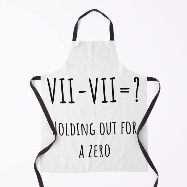 Item preview, Holding Out For a Zero Roman Numerals - Maths Humour designed and sold by DoingMaths.