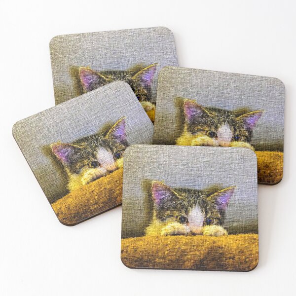 Item preview, Home Decor Wall Digital printable Art; A Frightened Kitten: A Captivating Glimpse into Vulnerability designed and sold by Arts n stories.