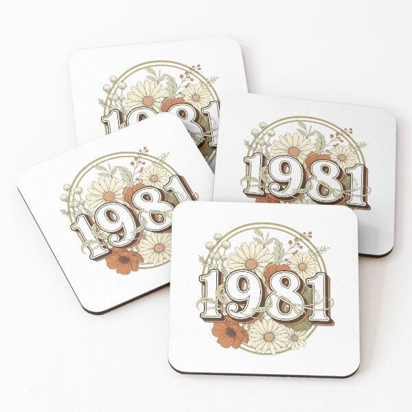 Item preview, Vintage Floral 1981 designed and sold by Linework Studio.