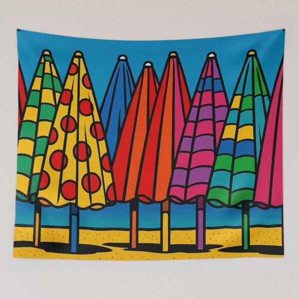 Item preview, Parasols on the beach designed and sold by Sigtrix.