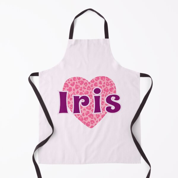 Item preview, Iris Name Pink Leopard Heart designed and sold by Jeallan Designs.