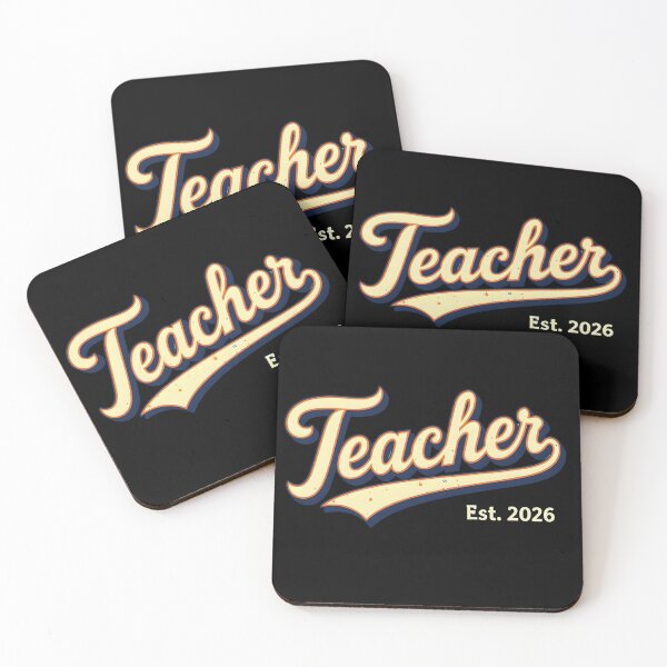 Item preview, Teacher Est. 2026 Vintage Script Design designed and sold by RhondaLily.