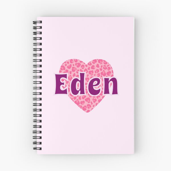 Item preview, Eden Name Pink Leopard Heart  designed and sold by Jeallan Designs.