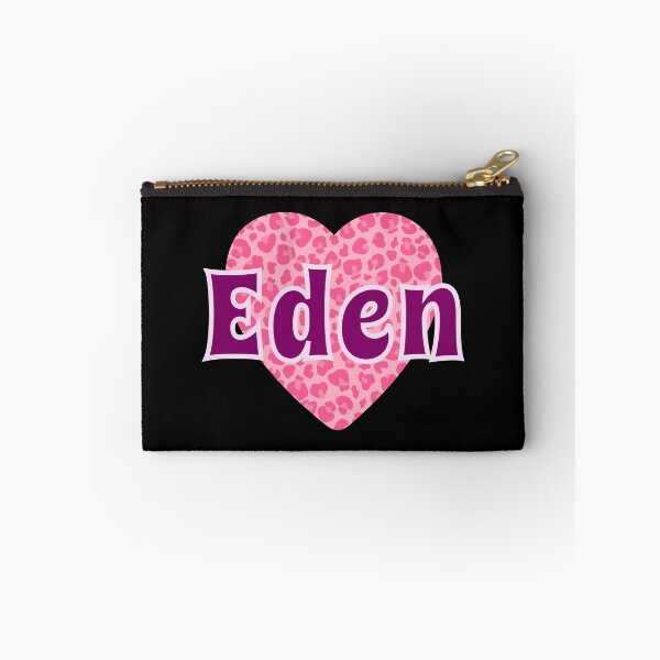 Item preview, Eden Name Pink Leopard Heart  designed and sold by Jeallan Designs.