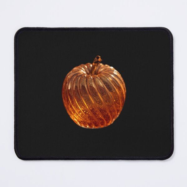 Item preview, Cinematic Macro of Translucent Candy Apple with Golden Caramel Glass designed and sold by ShadowLume.