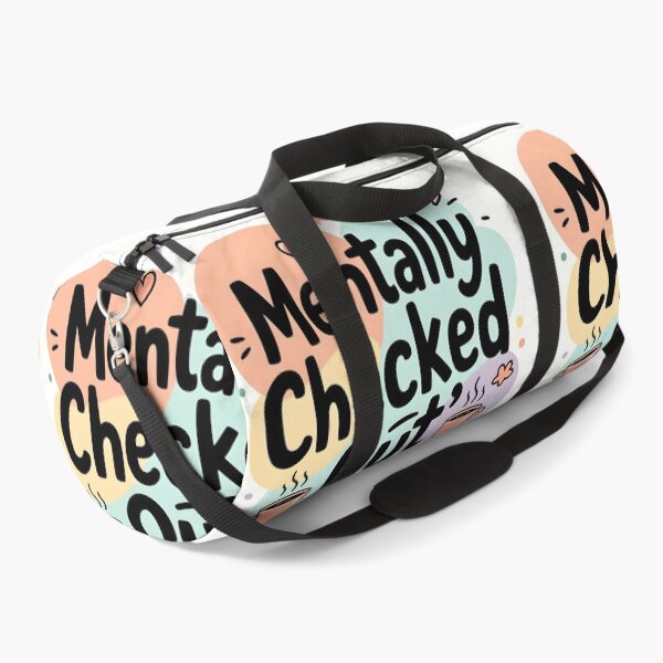 Item preview, Mentally Checked Out – Funny Coffee & Burnout Quote Design designed and sold by artmanikin.