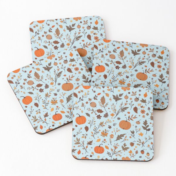Item preview, A whimsical autumn pattern designed and sold by Merrylands Artshop.
