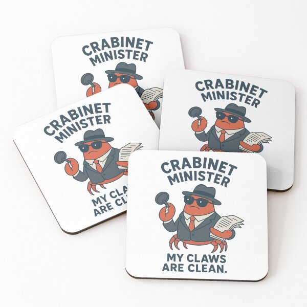 Item preview, Crab Politician – Funny Crab Meme Cartoon | Crabinet Minister designed and sold by VisionTear.