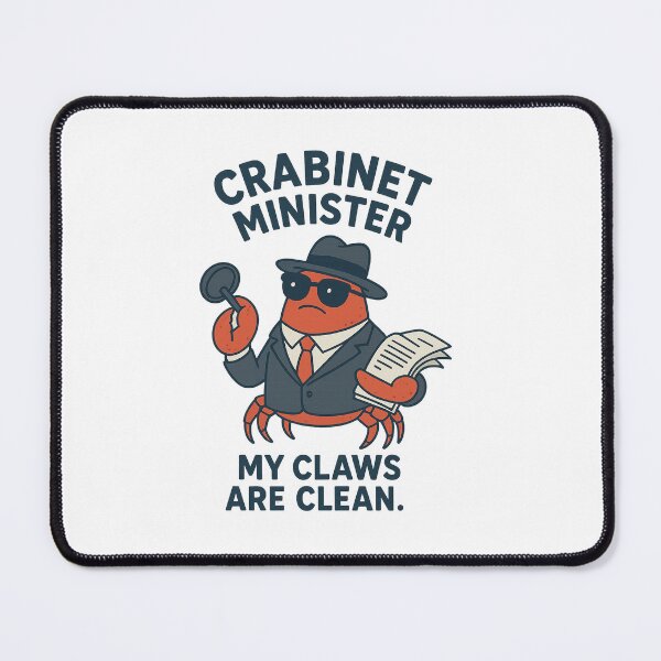 Item preview, Crab Politician – Funny Crab Meme Cartoon | Crabinet Minister designed and sold by VisionTear.