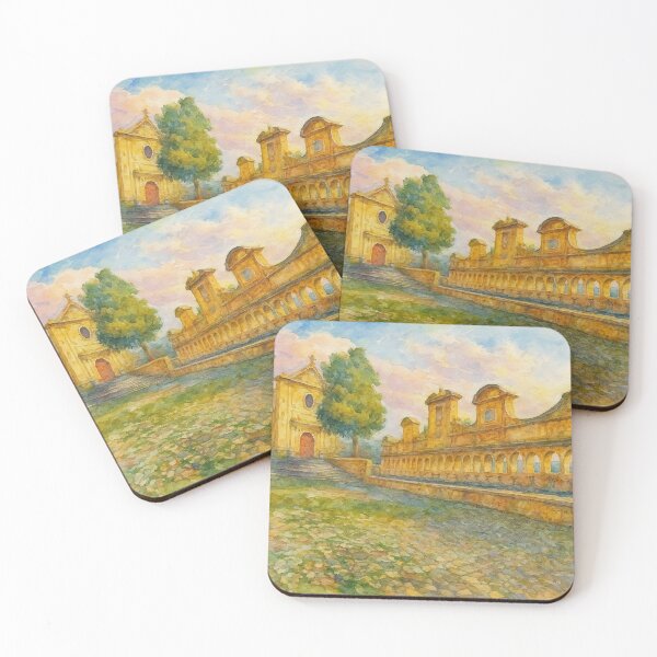 Item preview, Granfonte Monument, Leonforte – Sicilian Watercolor Art designed and sold by LilacMacri.