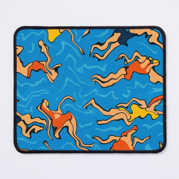 Item preview, Swimmers in distorted water designed and sold by Sigtrix.