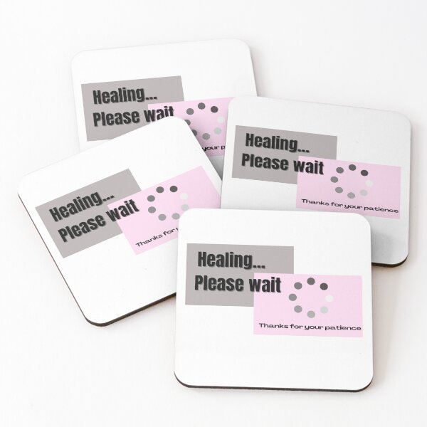 Item preview, Healing... Please Wait – Emotional Loading Bar Design designed and sold by By-soso.