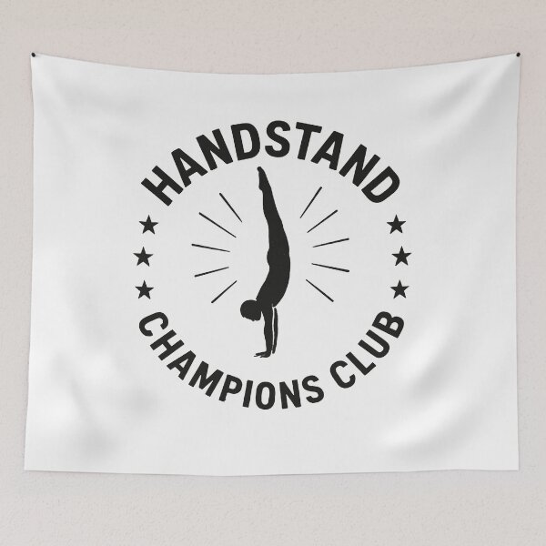 Item preview, Handstand Champions Club BLK | Calisthenics | Yoga | Gymnastics | Fitness training designed and sold by mobX40+.