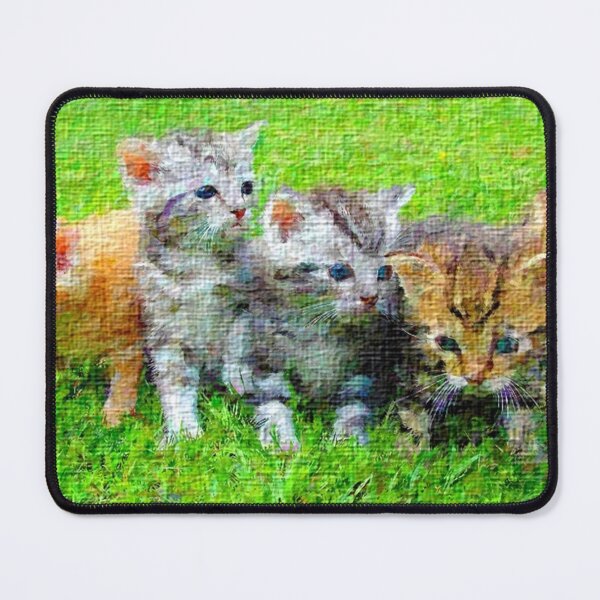 Item preview, Home Decor Wall Digital printable Art A Cat Family, The Cute Five Siblings in Classical Art designed and sold by Arts n stories.