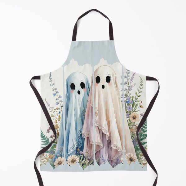 Item preview, Botanical Ghosts, Cute Romantic Floral Halloween Illustration designed and sold by KolorellaS.