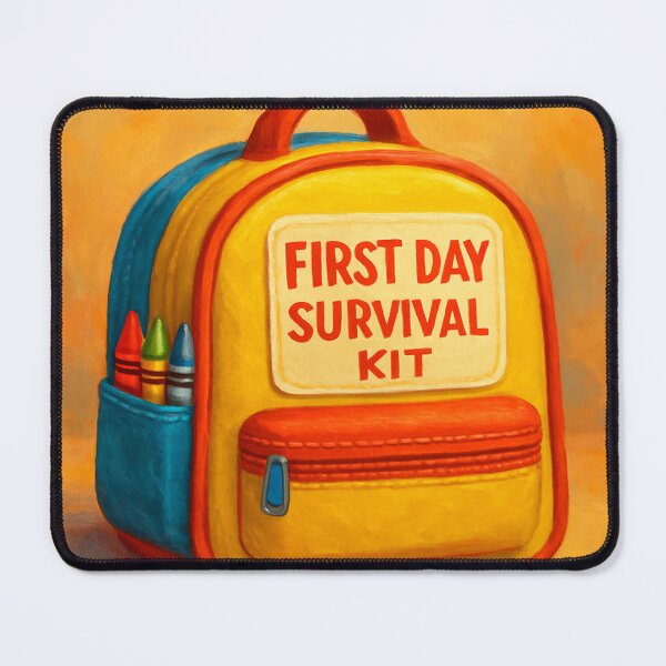 Item preview, Kindergarten Warrior - First Day Battle Badge designed and sold by TONSNAP.