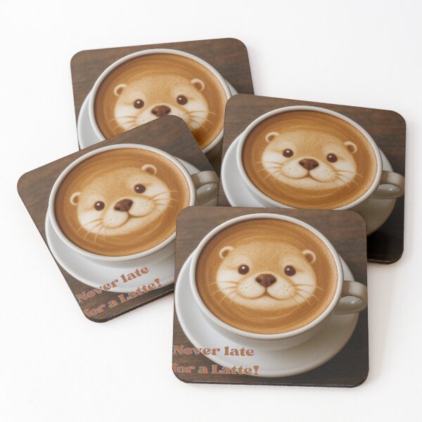 Item preview, Never late for a latte designed and sold by Ivy Leisure!.