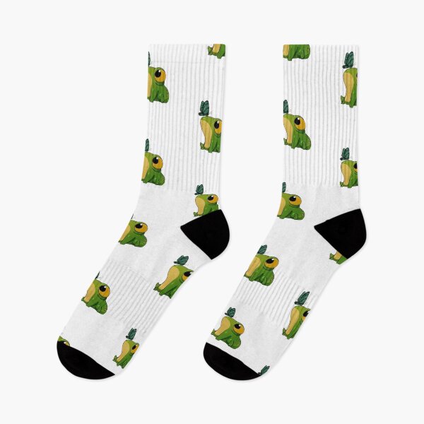 Item preview, Cute Green Frog with Butterfly Cartoon Illustration designed and sold by AesthinkArt.
