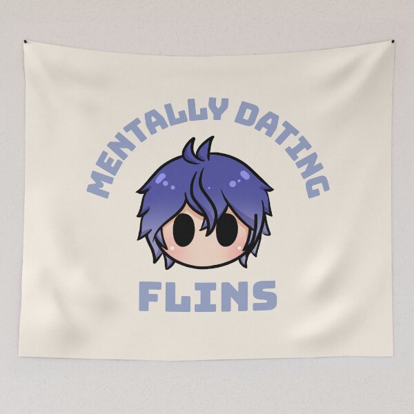 Item preview, Genshin Impact mentally dating Flins chibi Morcaworks designed and sold by Morcawork.