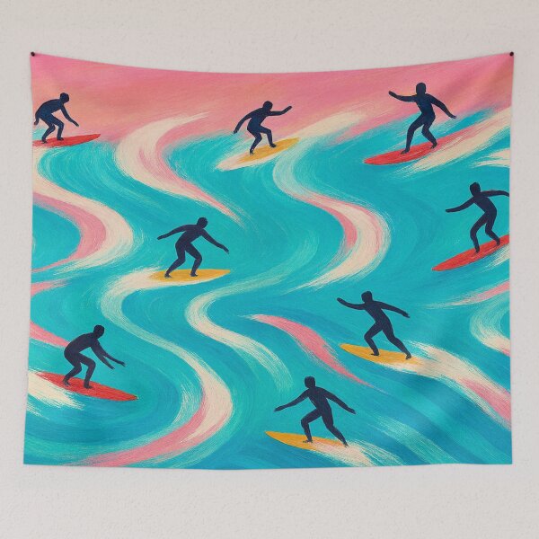 Item preview, Surfer dreams in color streams designed and sold by Sigtrix.
