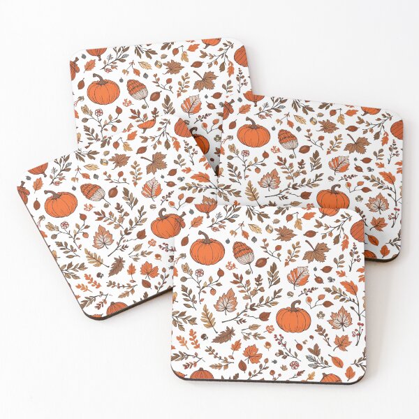 Item preview, A whimsical fall pattern designed and sold by Merrylands Artshop.