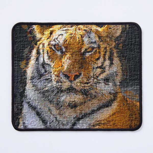 Item preview, Home Decor Wall Digital printable Art, Do Not Mess with Me, The Alert Tiger Guarding His Domain in Classical Art designed and sold by Arts n stories.