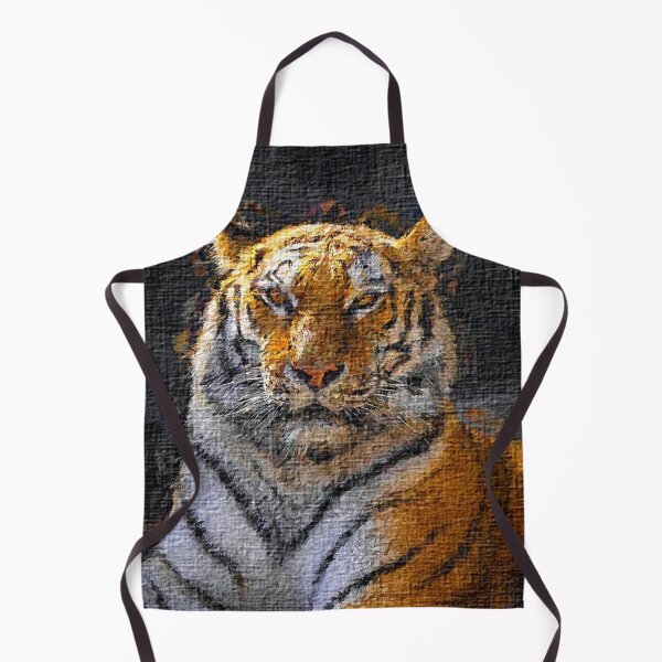 Item preview, Home Decor Wall Digital printable Art, Do Not Mess with Me, The Alert Tiger Guarding His Domain in Classical Art designed and sold by Arts n stories.