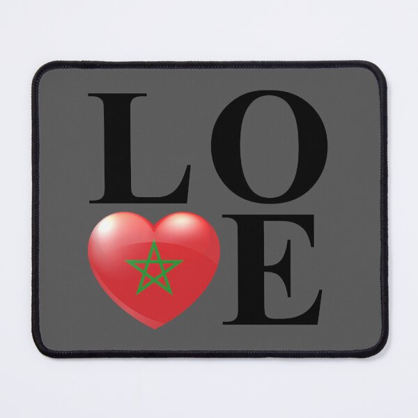 Item preview, I Love Morocco Heart Design – Moroccan Pride Travel Souvenir Gift designed and sold by artworkathome.