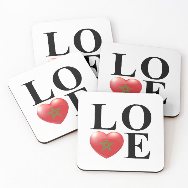 Item preview, I Love Morocco Heart Design – Moroccan Pride Travel Souvenir Gift designed and sold by artworkathome.