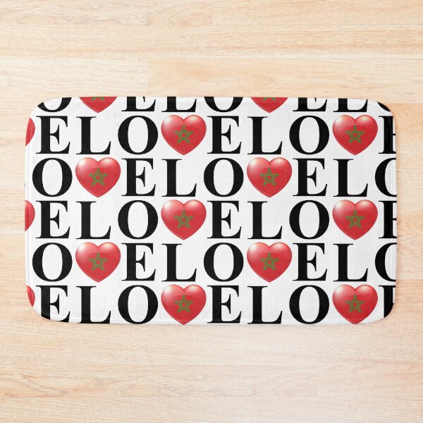 Item preview, I Love Morocco Heart Design – Moroccan Pride Travel Souvenir Gift designed and sold by artworkathome.