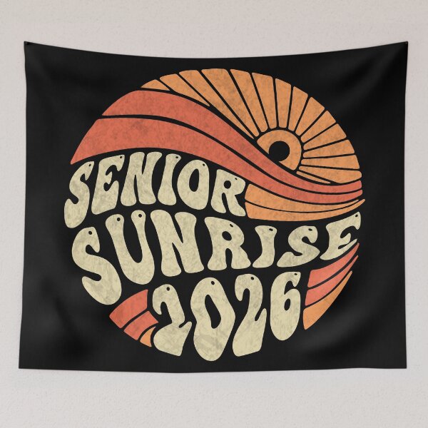 Item preview, Vintage Senior Sunrise 2026 Cool Graduation Vibes designed and sold by MotivaChic.